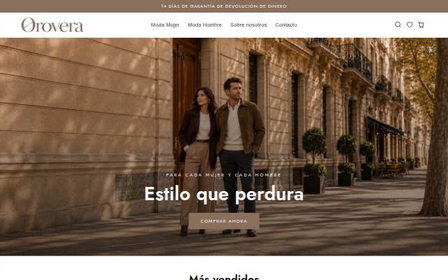 Orovera storefront