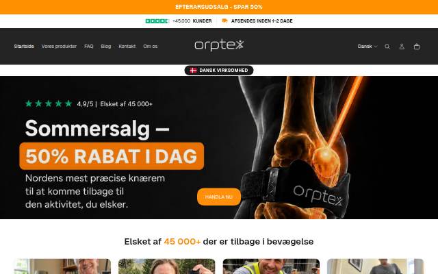 Orptex storefront