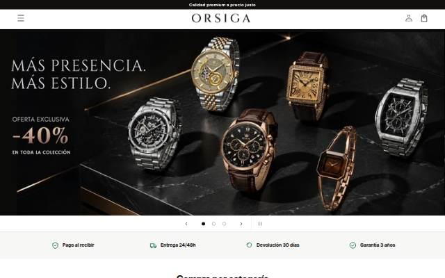 ORSIGA SPAIN storefront
