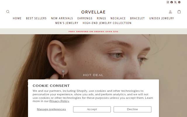 Orvellae storefront