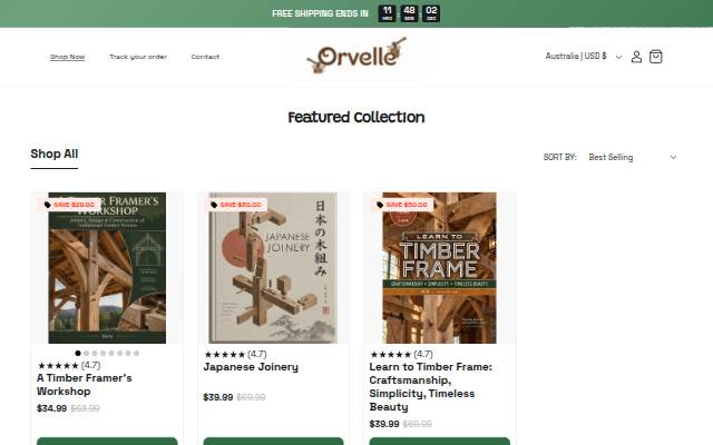 Orvelle storefront