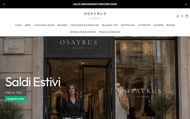 Osayrus storefront