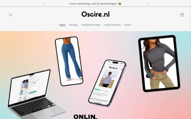 Oscire.nl storefront