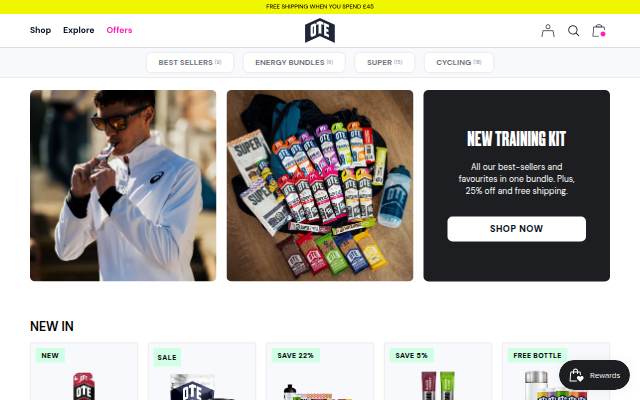 OTE Sports storefront