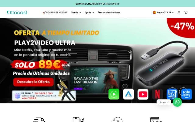 Montra da Ottocast Spain