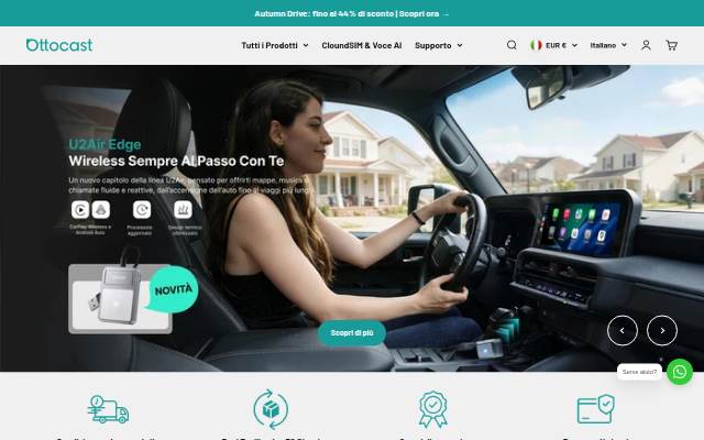 Ottocast Italia storefront