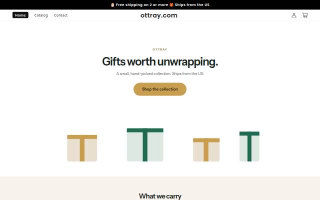 ottray.com storefront