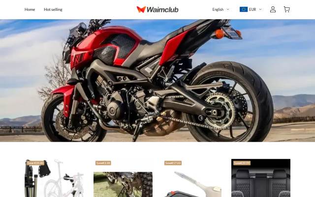 Waimclub storefront