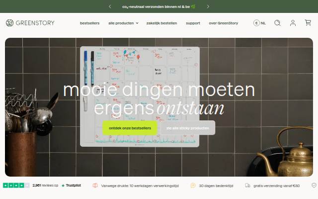 GreenStory storefront