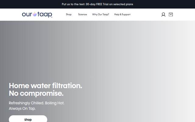 Our Taap storefront