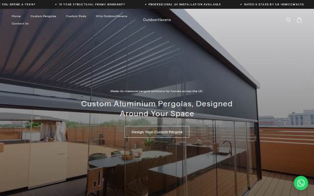 OutdoorHavens storefront