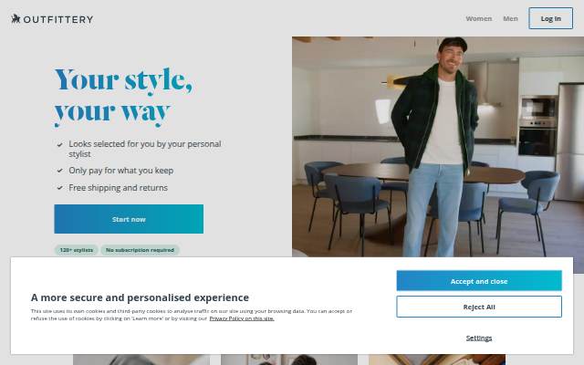 OUTFITTERY storefront