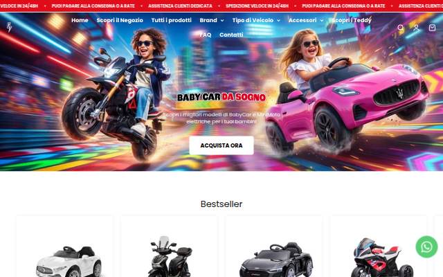 Montra da Outlet Toys