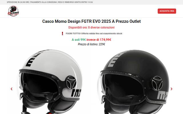Vitrine de Caschi Moto e Scooter