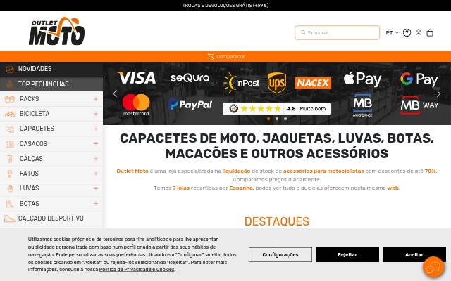 Outlet Moto storefront