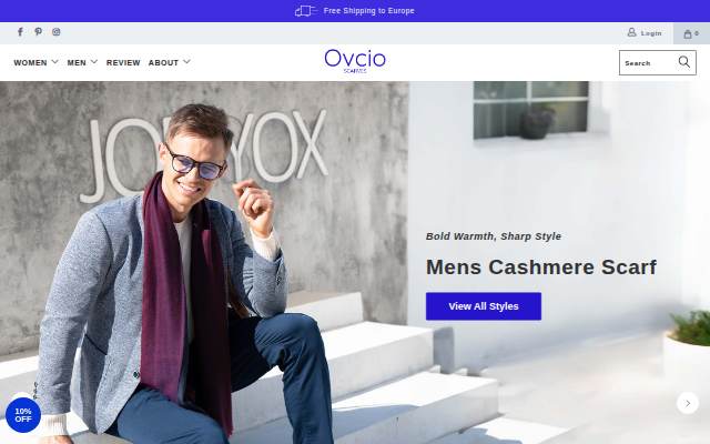 Startseite von Ovcio