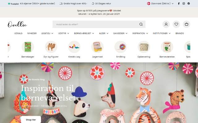 Ovellie storefront