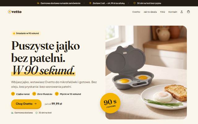 Startseite von Ovetto