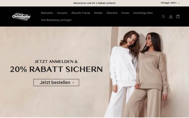ovvababy.de storefront