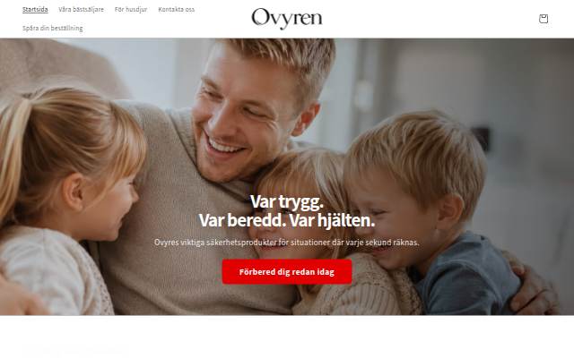 Ovyren storefront