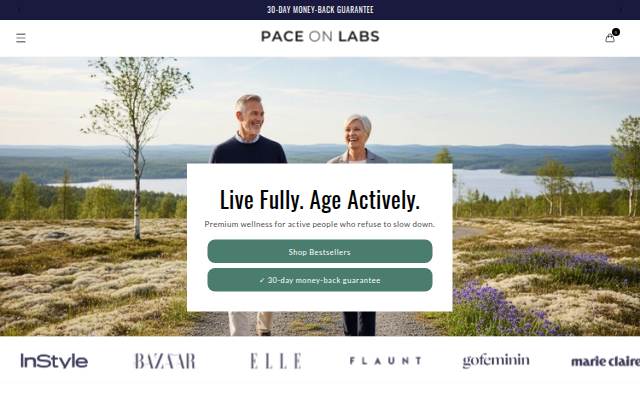 Pace On Labs storefront