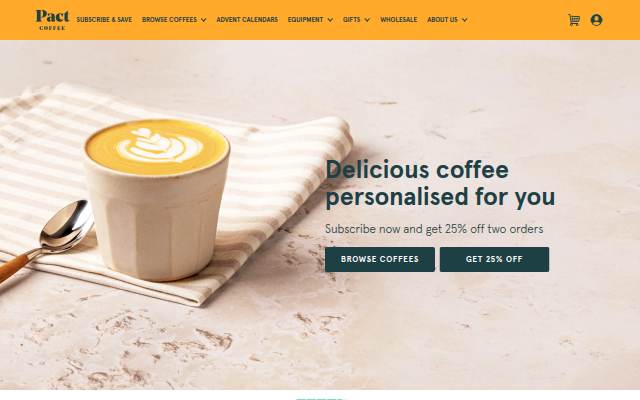 The UK's Best Coffee Delivery & Subscription Service storefront