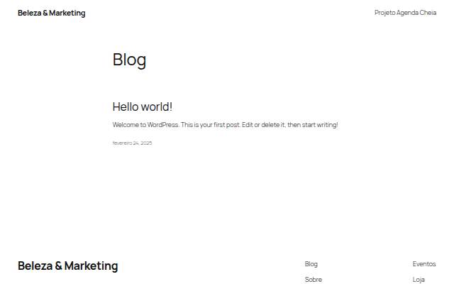 Beleza & Marketing storefront