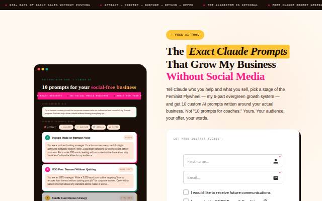 Startseite von pages.successwithsoul.co