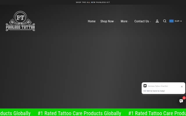 PainlessTattoo storefront