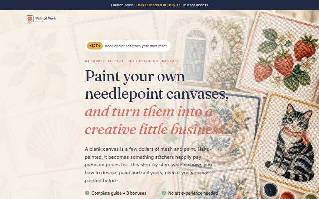 Startseite von Painted Mesh Studio
