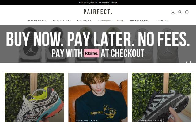 PAIRFECT storefront