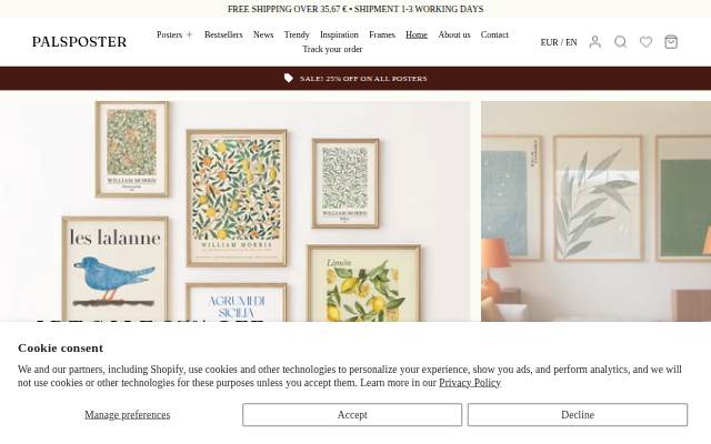PALSPOSTER storefront