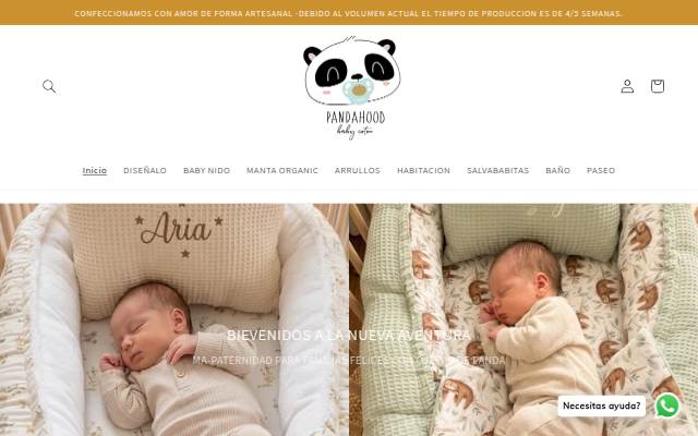Pandahoodcoton.com storefront