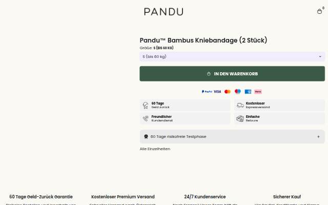 Pandukomfort storefront