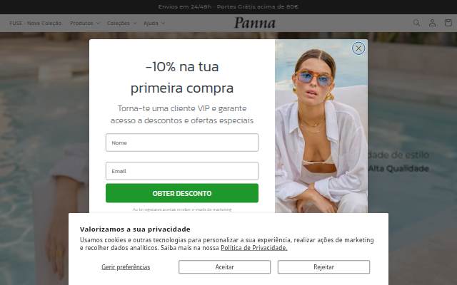 Panna storefront