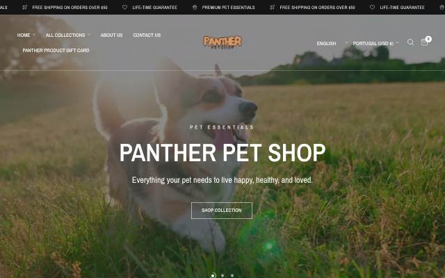Panther Products storefront