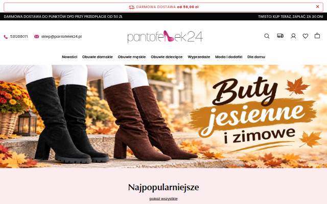 Montra da pantofelek24.pl