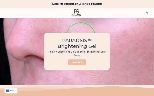 Paradsis storefront