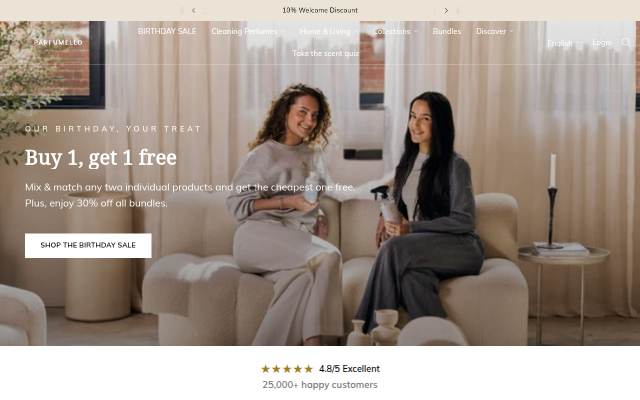 parfumello.com storefront