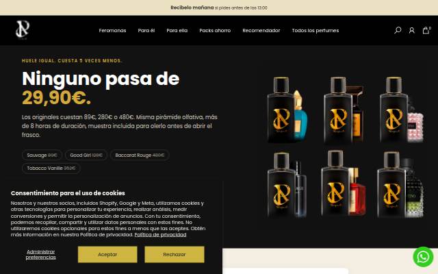 Parfum-Parfait storefront