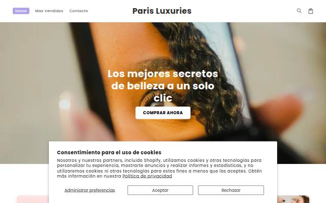 Paris Luxuries storefront