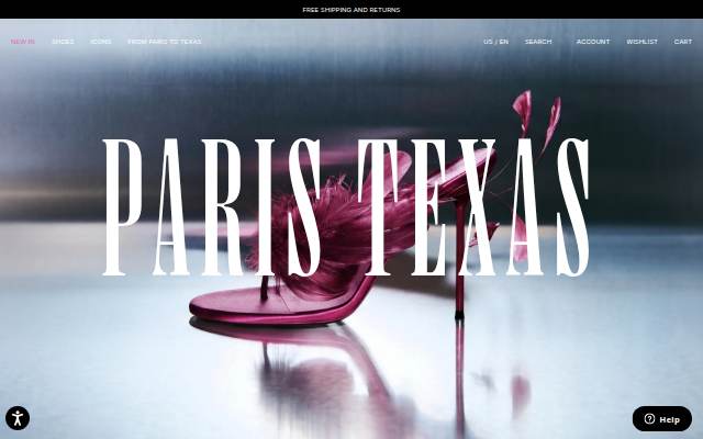 Paris Texas storefront