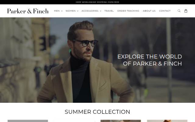 Parker &amp; Finch storefront