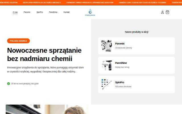 Paromix storefront