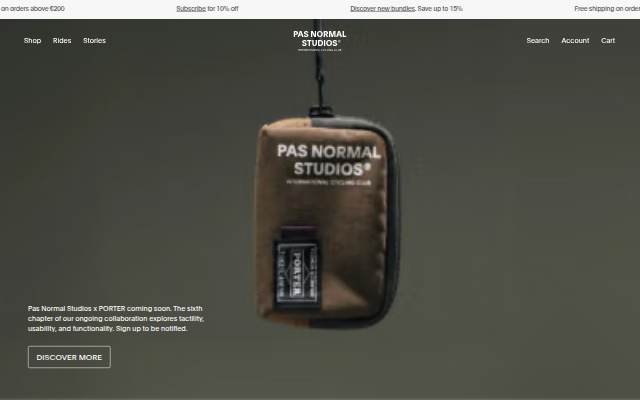 Startseite von Pas Normal Studios