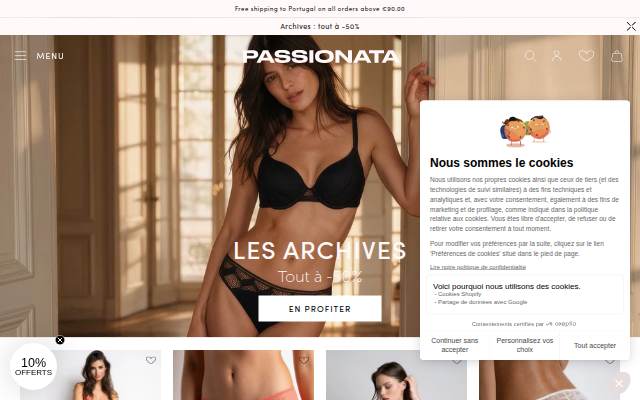 Passionata storefront
