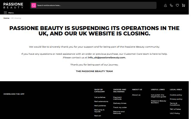 Passione Beauty: Semipermanenti e prodotti unghie professionali storefront