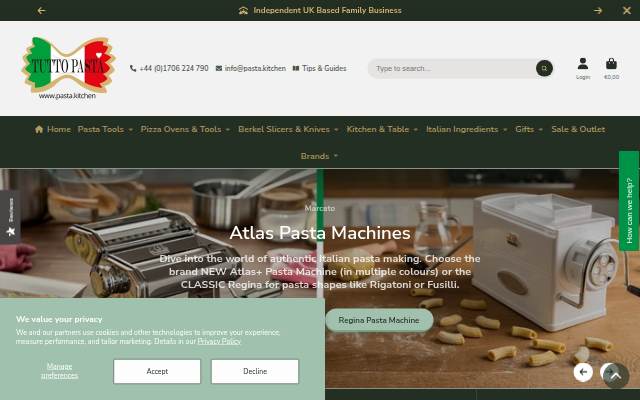 Startseite von Pasta Kitchen