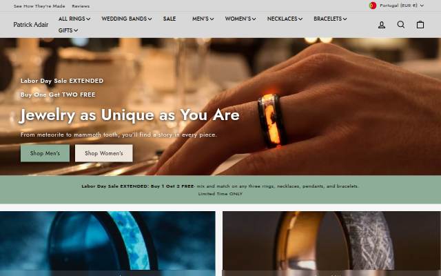 Startseite von Patrick Adair Designs