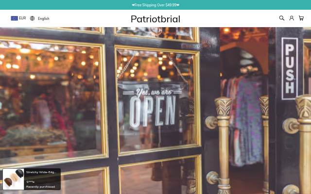 Patriotbrial storefront